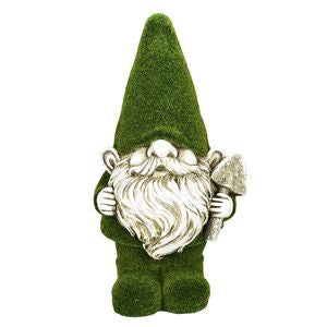 Faux Moss Covered Gnome