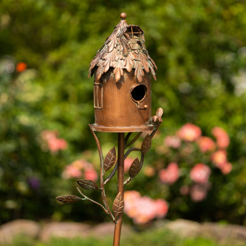 Copper Tall Bird House | Assorted Styles