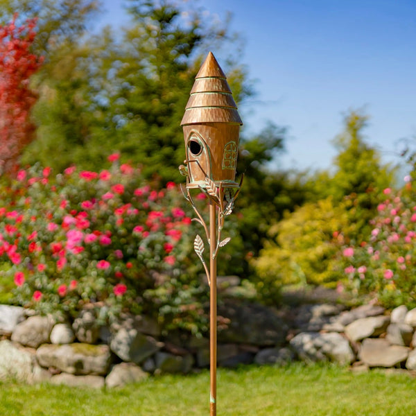 Copper Tall Bird House | Assorted Styles