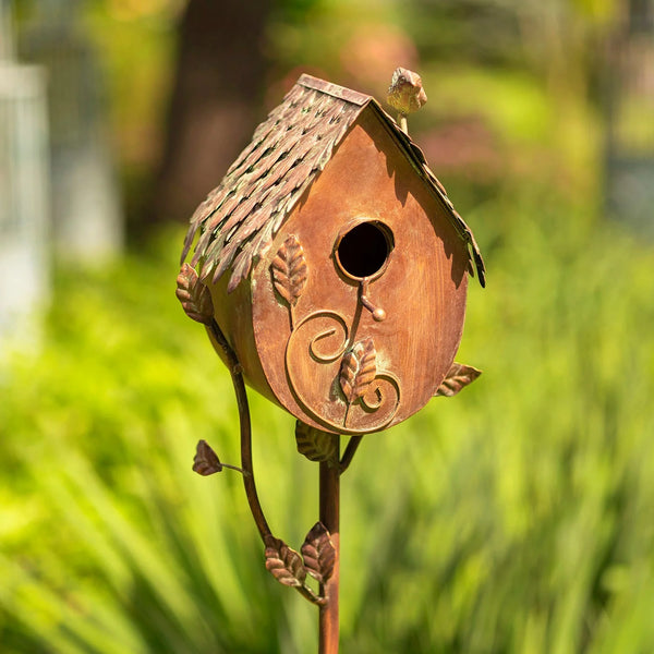 Copper Tall Bird House | Assorted Styles