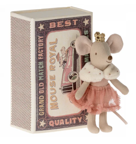 Maileg Princess Mouse Little Sister | Rose