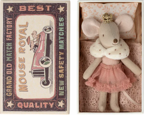 Maileg Princess Mouse Little Sister | Rose