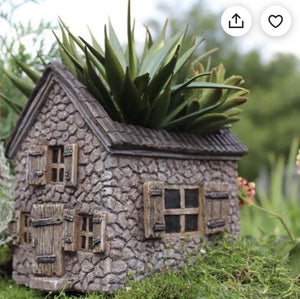 Fairy House Planter 6”x5.75”